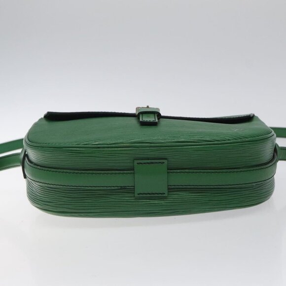 LOUIS VUITTON Epi Jeune Fille MM Shoulder Bag Green M52154 LV Auth 119058 - Picture 6 of 16